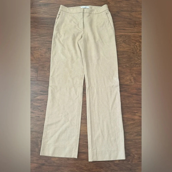 MaxMara Pants - MAX MARA Italy High Rise 100% Camel Hair Trouser Dress Pant Luxury Sz 8 *FLAW*